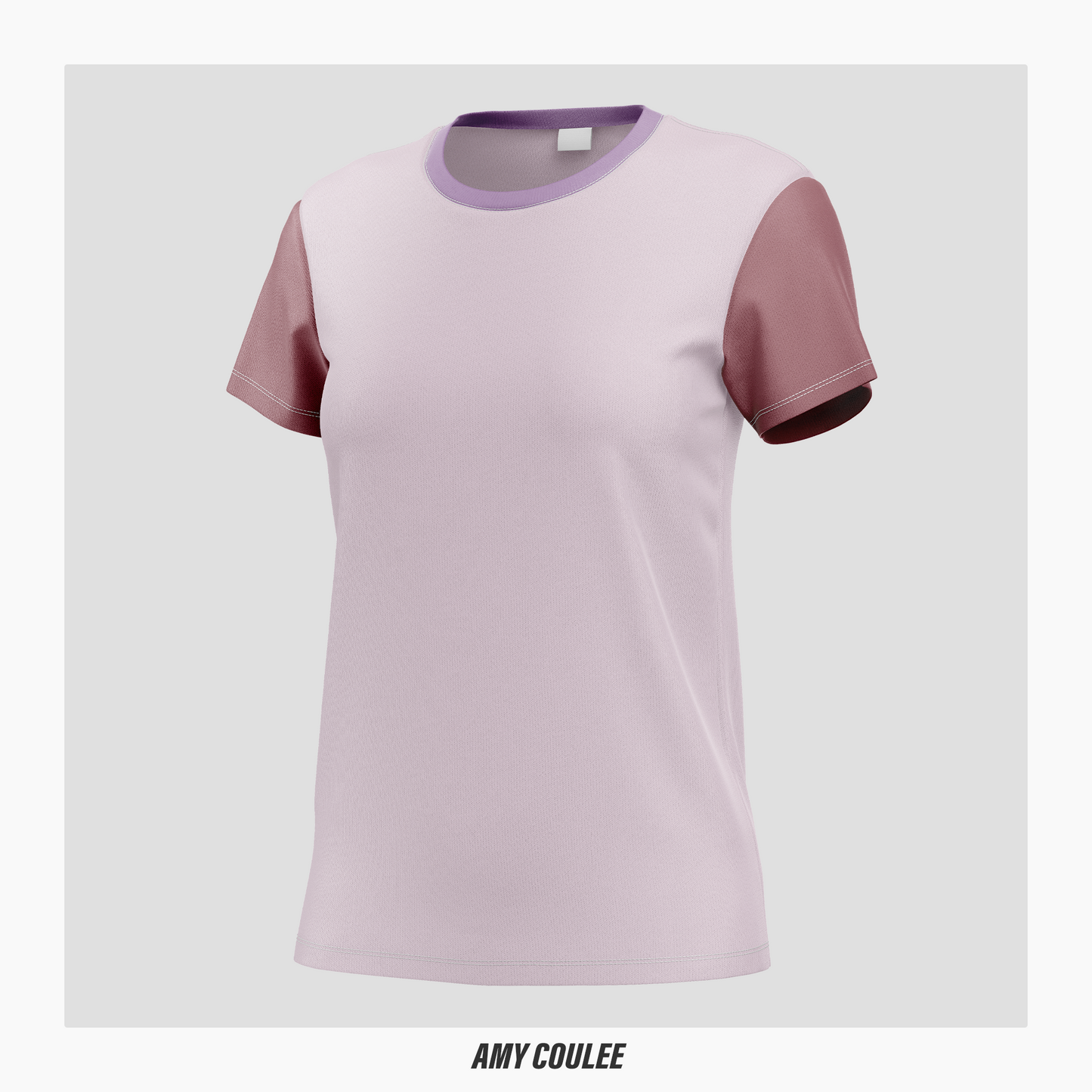 Colorblock short-sleeved T-shirt