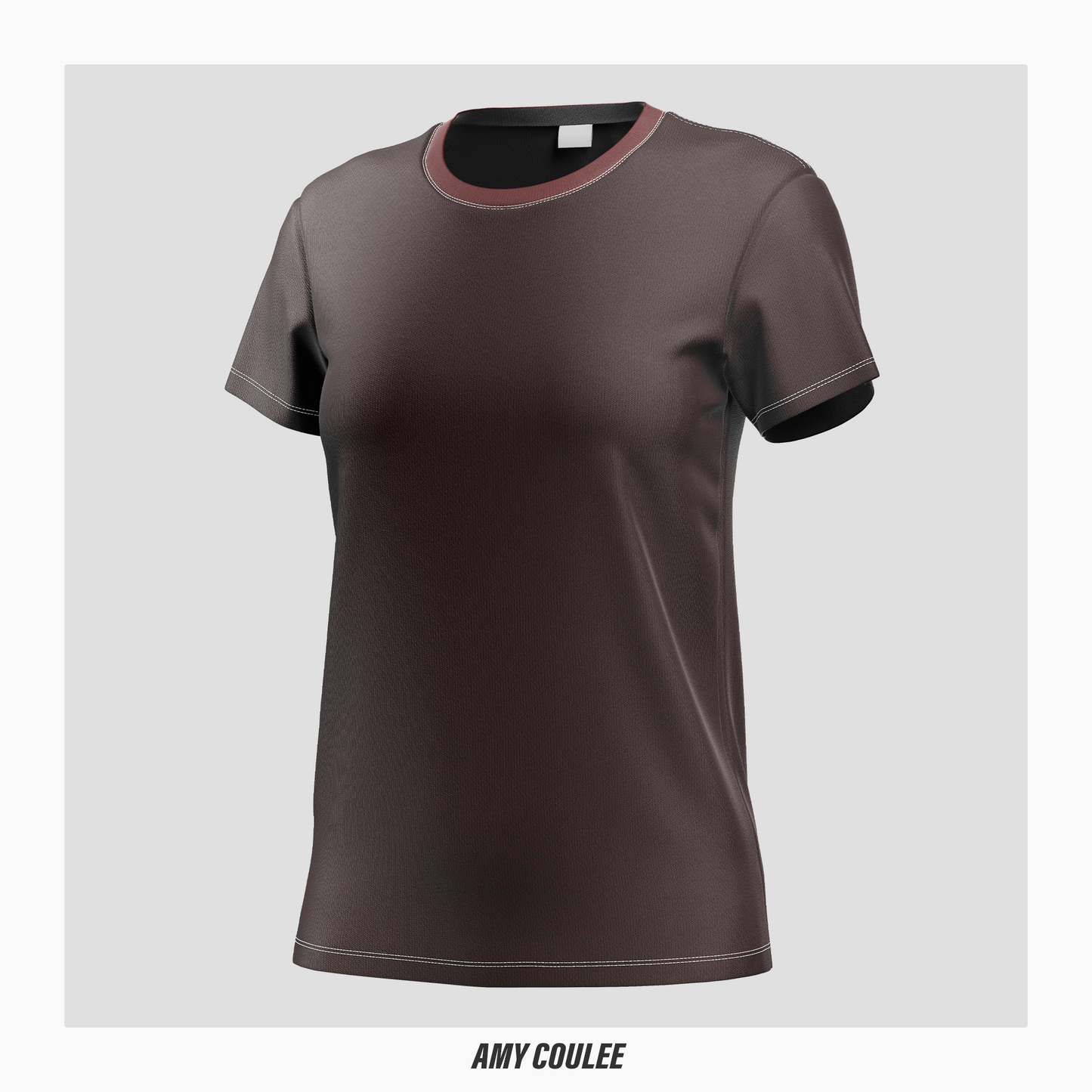 Colorblock short-sleeved T-shirt