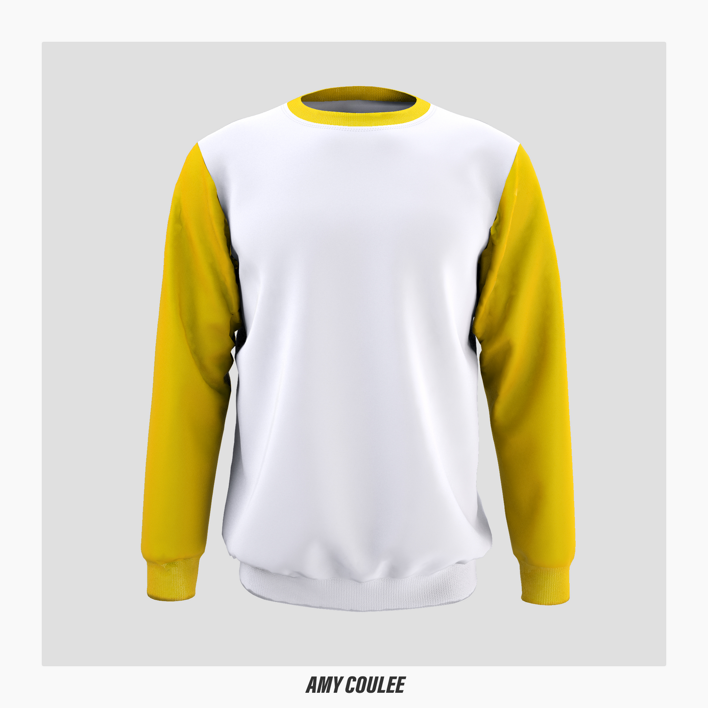 Round neck color block sweatshirt